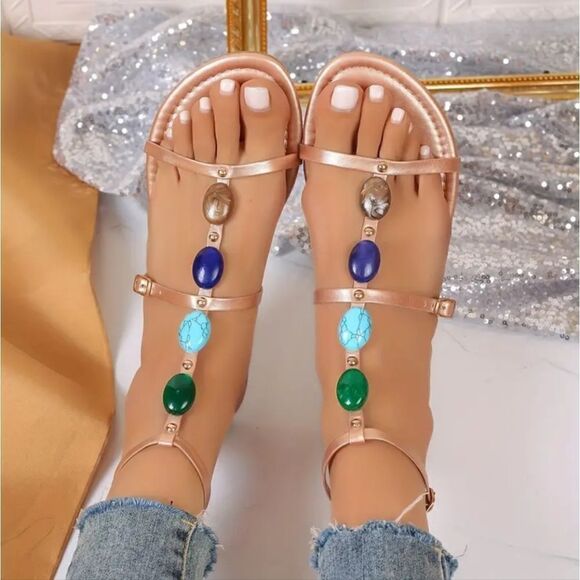 Bohemian sandals sz 10.5 - Picture 5 of 6